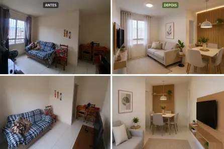 Apartamento com 2 Quartos à venda, 42m² no Industrial, Viana