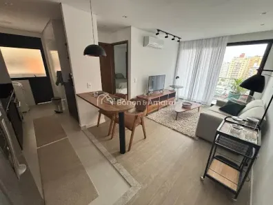 Apartamento com 1 Quarto para alugar, 51m² no Cambuí, Campinas