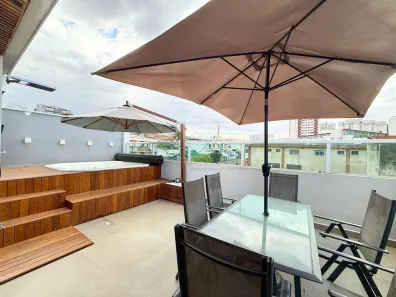 Cobertura com 3 Quartos para alugar, 150m² no Jardim, Santo André
