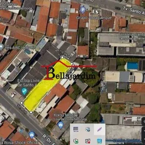 Lote/Terreno à venda, 470m² no Jardim Bela Vista, Santo André