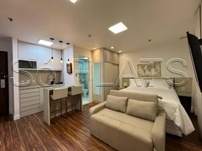 Apartamento com 1 Quarto para alugar, 27m² no Jardim Paulista, São Paulo