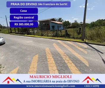 Casa com 1 Quarto à venda, 43m² no Praia do Ervino, São Francisco do Sul