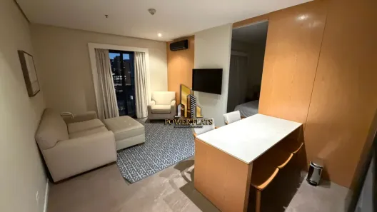 Flat com 1 Quarto para alugar, 42m² no Itaim Bibi, São Paulo