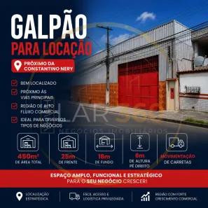 Galpão/Depósito/Armazém para alugar, 450m² no São Geraldo, Manaus