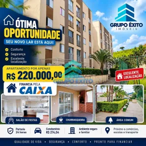 Apartamento com 2 Quartos à venda, 45m² no Jardim do Divino, São Paulo