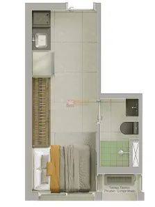 Apartamento com 1 Quarto à venda, 16m² no Liberdade, São Paulo
