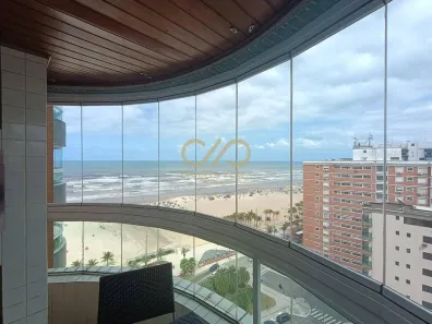 Apartamento com 2 Quartos para alugar, 80m² no Guilhermina, Praia Grande