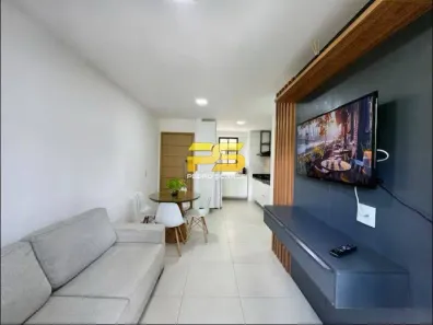 Apartamento com 2 Quartos para alugar, 51m² no Cabo Branco, João Pessoa
