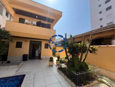 Casa com 4 Quartos para alugar, 398m² no Marapé, Santos