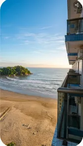 Apartamento com 2 Quartos para alugar, 98m² no José Menino, Santos