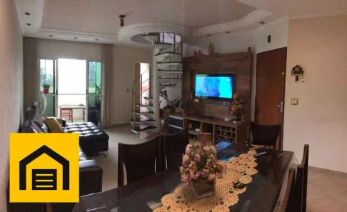 Cobertura com 3 Quartos para alugar, 101m² no Jardim Pedroso, Mauá