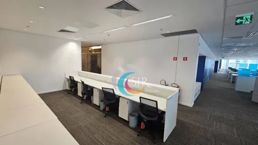 Sala Comercial para alugar, 883m² no Vila São Francisco (Zona Sul), São Paulo