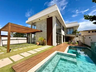 Casa de Condomínio com 7 Quartos à venda, 422m² no Guarajuba (Monte Gordo), Camaçari