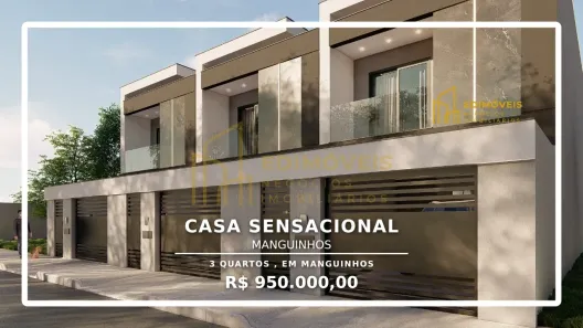 Casa com 3 Quartos à venda, 144m² no Manguinhos, Serra