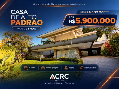 Casa com 5 Quartos à venda, 700m² no Itoupava Seca, Blumenau