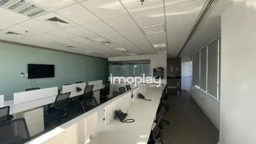 Sala Comercial para alugar, 130m² no Cidade Monções, São Paulo
