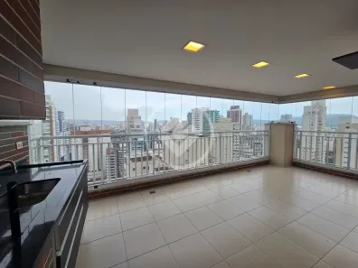 Apartamento com 3 Quartos para alugar, 129m² no Boqueirão, Santos