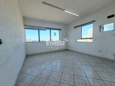 Sala Comercial para alugar, 113m² no Gonzaga, Santos