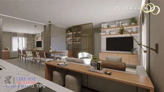 Apartamento com 3 Quartos à venda, 87m² no Campo Comprido, Curitiba