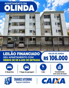 Apartamento com 2 Quartos à venda, 49m² no Jardim Atlântico, Olinda