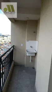 Apartamento com 2 Quartos para alugar, 48m² no Jardim Três Irmãos, Taboão da Serra