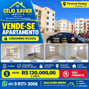 Apartamento com 2 Quartos à venda, 46m² no Paranoá Parque, Brasília