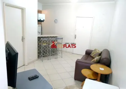 Flat com 1 Quarto para alugar, 37m² no Indianópolis, São Paulo