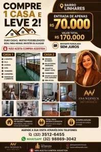 Casa com 4 Quartos à venda, 150m² no Linhares, Juiz de Fora