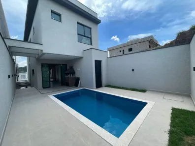 Casa de Condomínio com 3 Quartos para alugar, 159m² no Villas do Jaguari, Santana de Parnaíba
