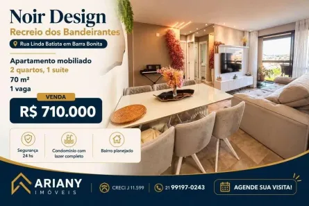 Apartamento com 2 Quartos à venda, 70m² no Recreio dos Bandeirantes, Rio de Janeiro