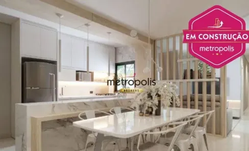 Apartamento com 2 Quartos à venda, 109m² no Jardim, Santo André