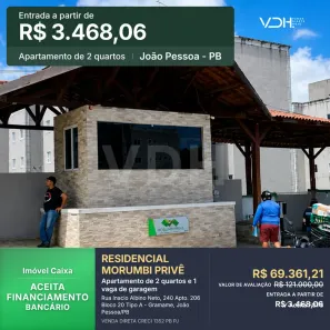 Apartamento com 2 Quartos à venda, 44m² no Gramame, João Pessoa