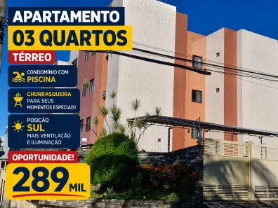 Apartamento com 3 Quartos à venda, 75m² no Bancários, João Pessoa