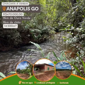Fazenda/Sítio com 3 Quartos à venda, 14500m² no Centro, Anápolis