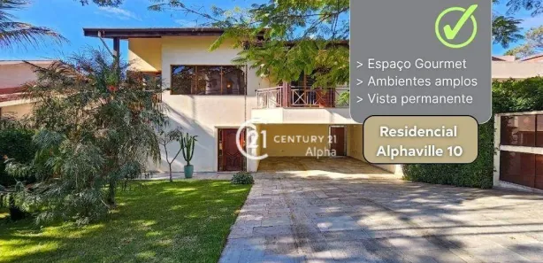 Casa de Condomínio com 4 Quartos à venda, 396m² no Alphaville, Santana de Parnaíba