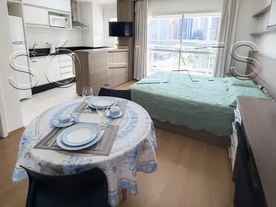 Flat com 1 Quarto à venda, 40m² no Brooklin Paulista, São Paulo