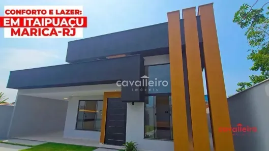 Casa com 3 Quartos à venda, 130m² no Jardim Atlântico Central (Itaipuaçu), Maricá