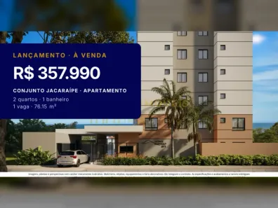 Apartamento com 2 Quartos à venda, 76m² no Conjunto Jacaraípe, Serra
