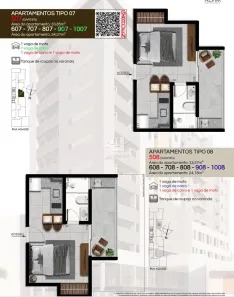 Apartamento com 1 Quarto à venda, 24m² no Mariano Procópio, Juiz de Fora
