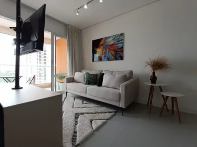 Apartamento com 1 Quarto para alugar, 47m² no Campo Belo, São Paulo