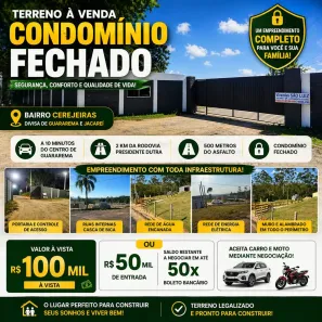 Lote/Terreno à venda, 1000m² no Fazenda Palao Alpes de Guararema, Guararema