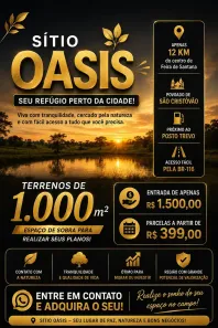 Lote/Terreno à venda, 1000m² no Tiquaruçu, Feira de Santana