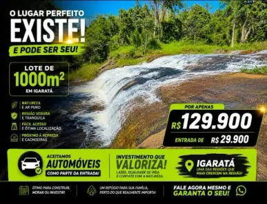 Lote/Terreno à venda, 1000m² no Centro, Igaratá