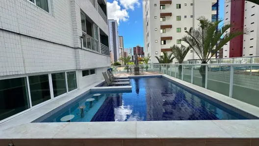 Apartamento com 2 Quartos para alugar, 64m² no Cabo Branco, João Pessoa