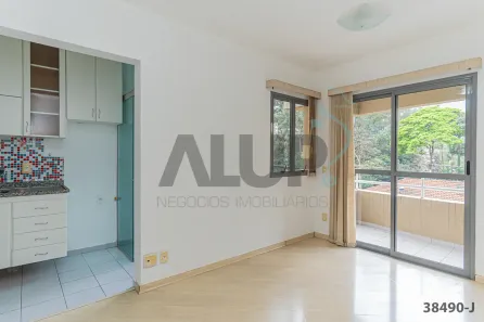 Apartamento com 1 Quarto para alugar, 45m² no Brooklin Paulista, São Paulo