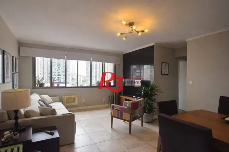 Apartamento com 2 Quartos para venda ou aluguel, 116m² no Ponta da Praia, Santos