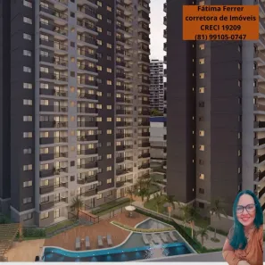 Apartamento com 2 Quartos à venda, 57m² no Santo Amaro, Recife
