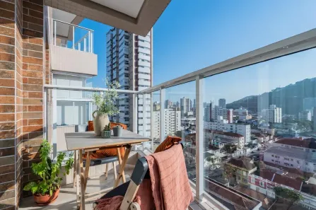 Apartamento com 1 Quarto à venda, 43m² no Campo Grande, Santos