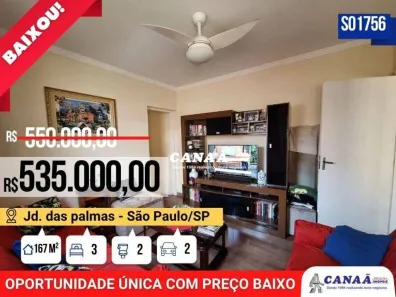 Sobrado com 3 Quartos à venda, 168m² no Jardim das Palmas, São Paulo