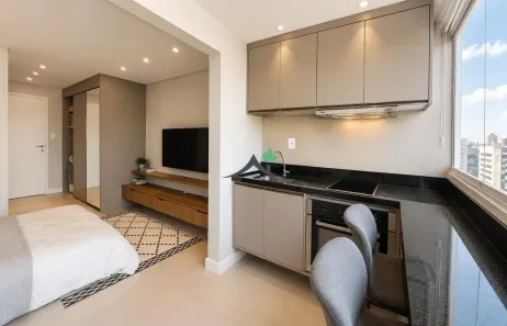 Apartamento com 1 Quarto para alugar, 25m² no Jardim Paulistano, São Paulo
